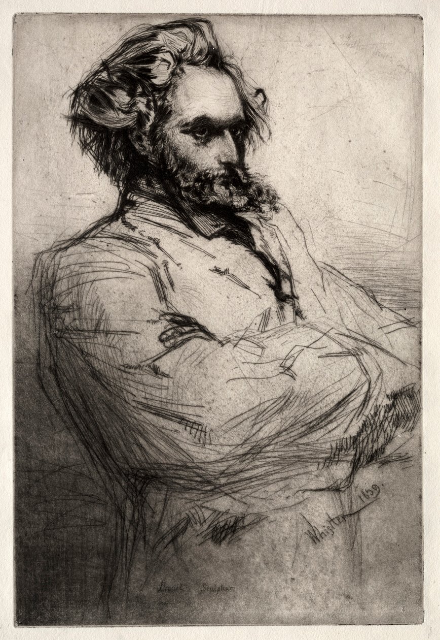 Drouet, 1859. by James Abbott McNeill Whistler