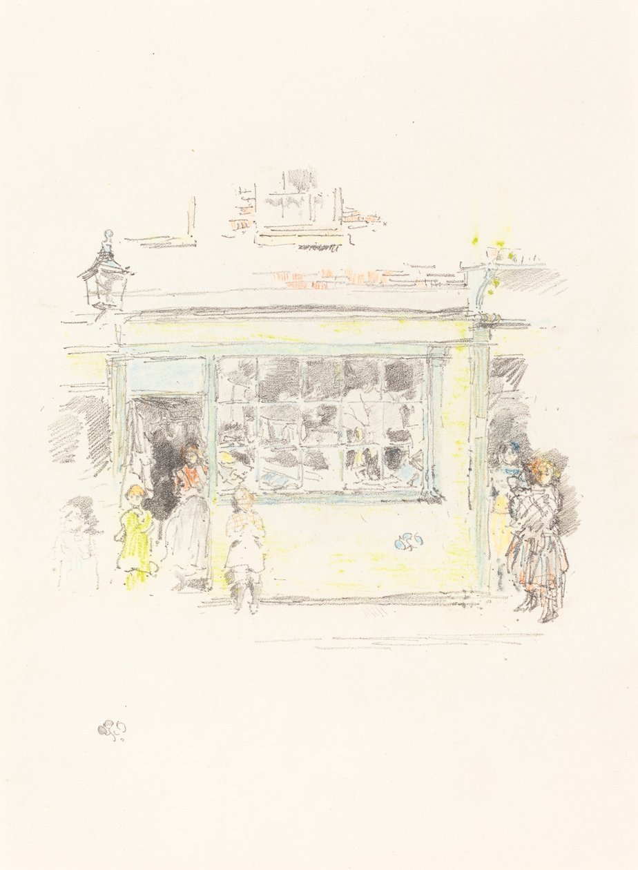 Drury Lane Paçavraları, 1888. by James Abbott McNeill Whistler