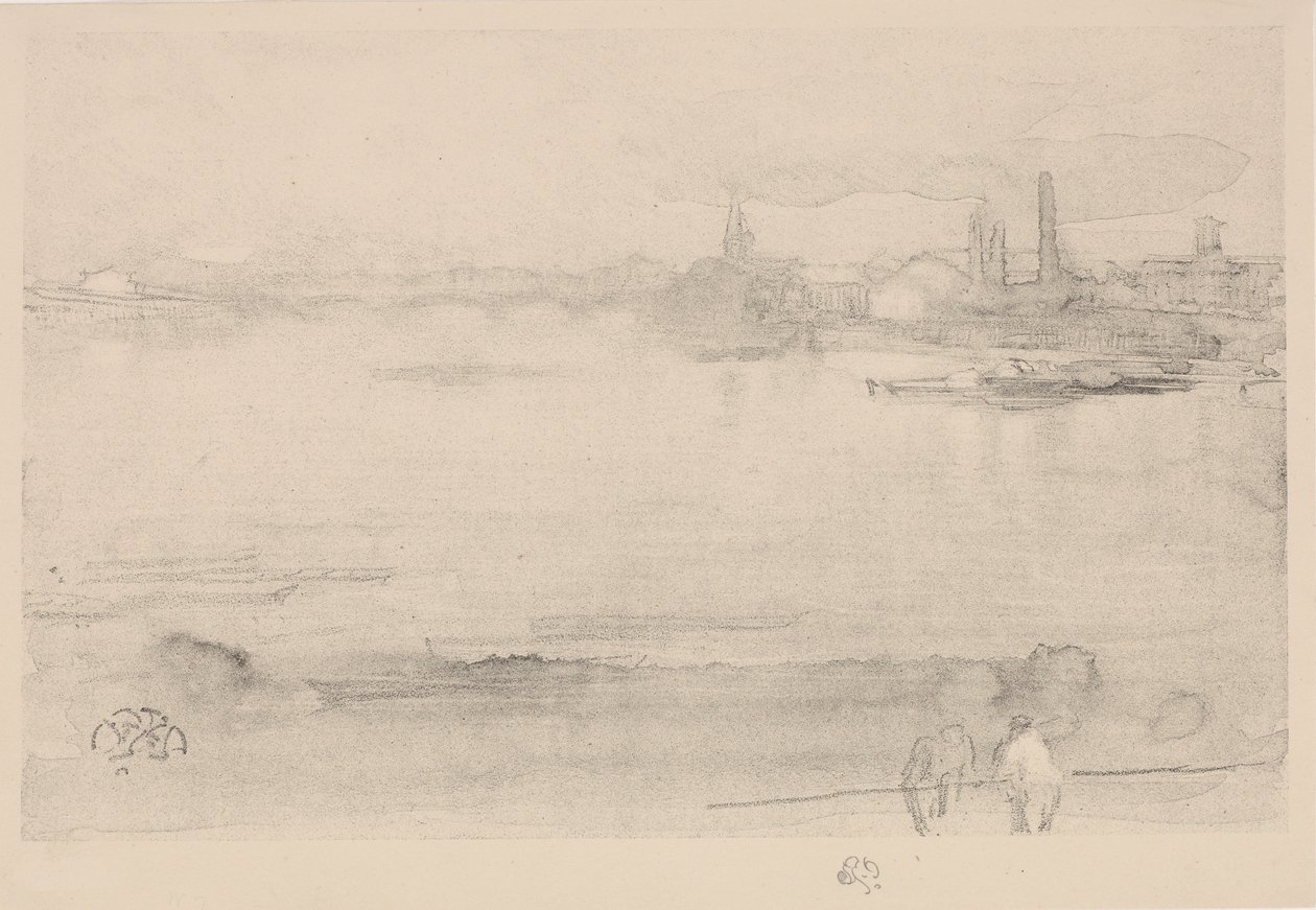 Sabah erken, 1878. by James Abbott McNeill Whistler