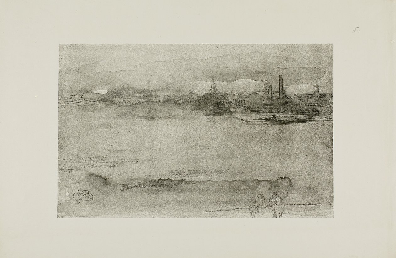 Sabah erken, 1878 by James Abbott McNeill Whistler