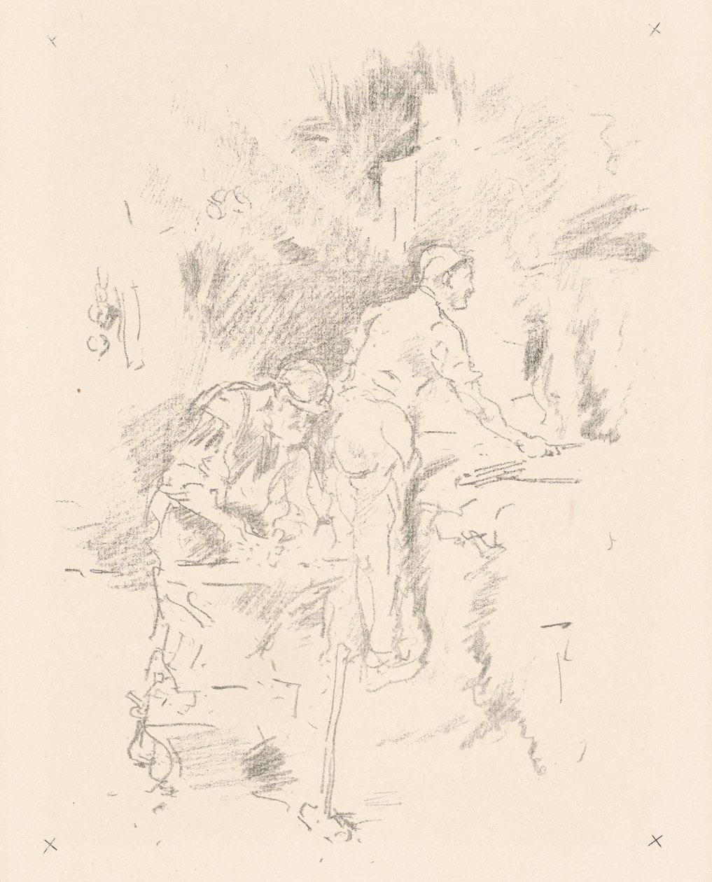 Baba ve Oğul, 1895. by James Abbott McNeill Whistler
