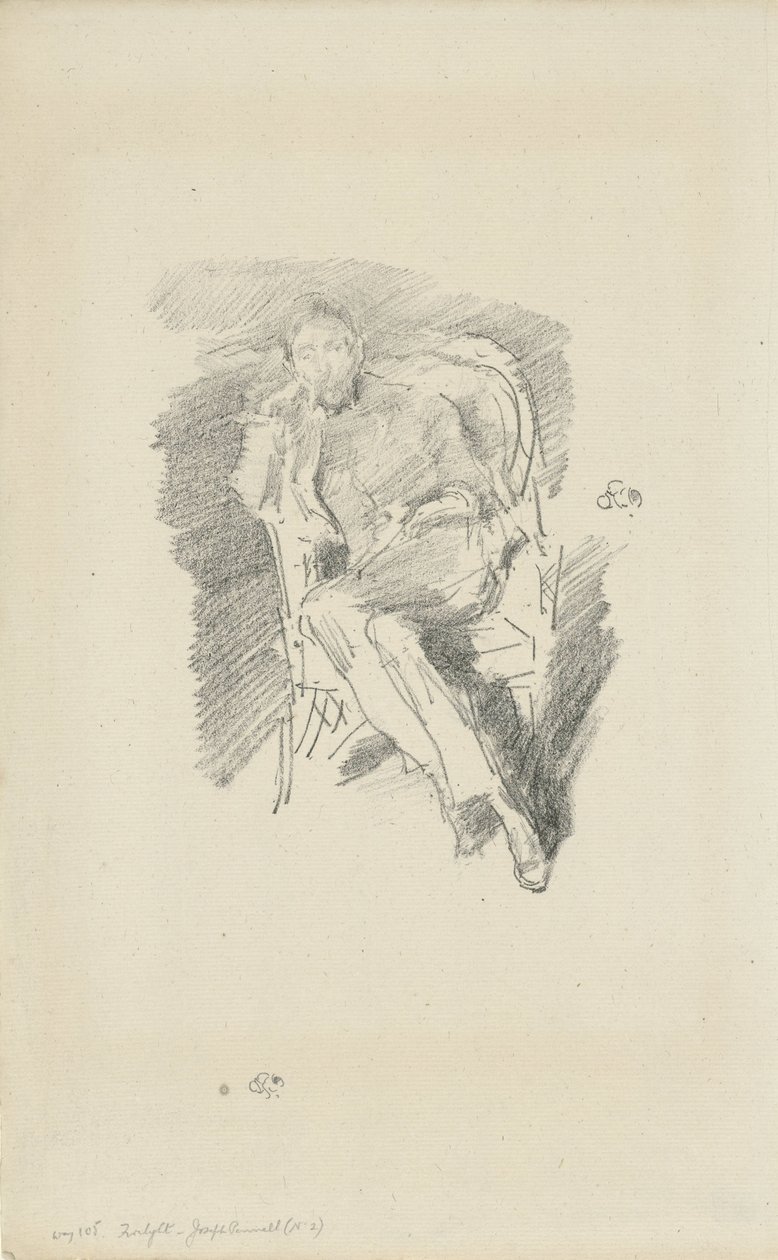 Ateş ışığı. Joseph Pennell. 2 numara by James Abbott McNeill Whistler