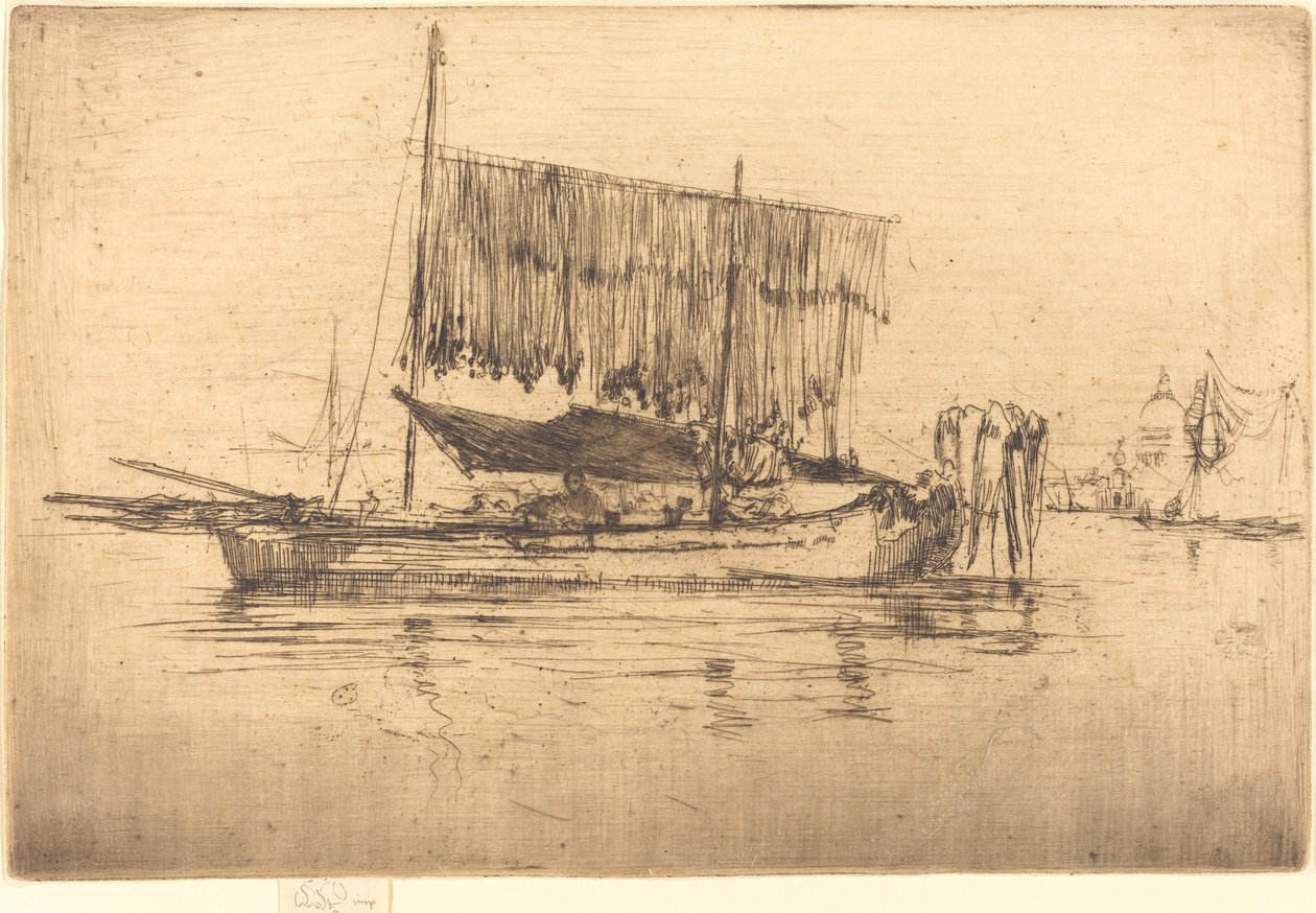 Balıkçı Teknesi, 1880. by James Abbott McNeill Whistler