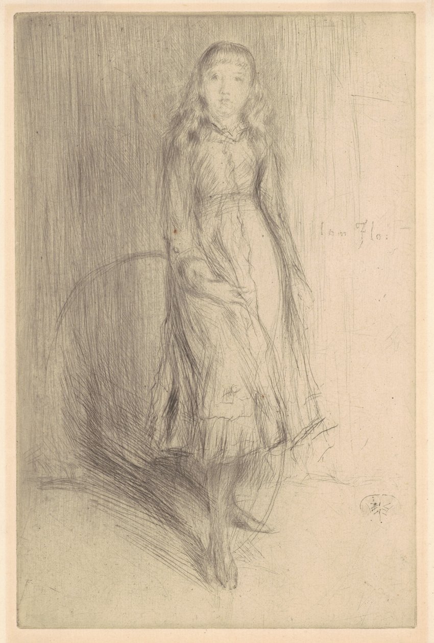 Floransa Leyland, 1874. by James Abbott McNeill Whistler