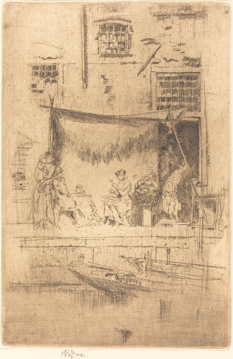 Meyve Durağı, 1880. by James Abbott McNeill Whistler