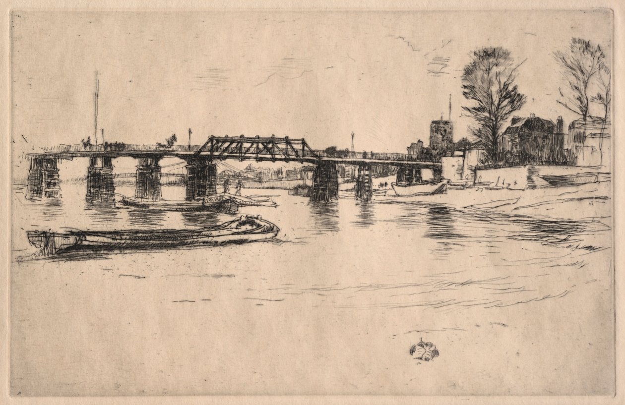 Fulham. by James Abbott McNeill Whistler