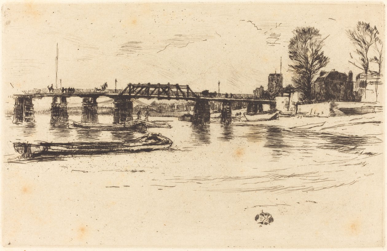 Fulham, 18781879. by James Abbott McNeill Whistler