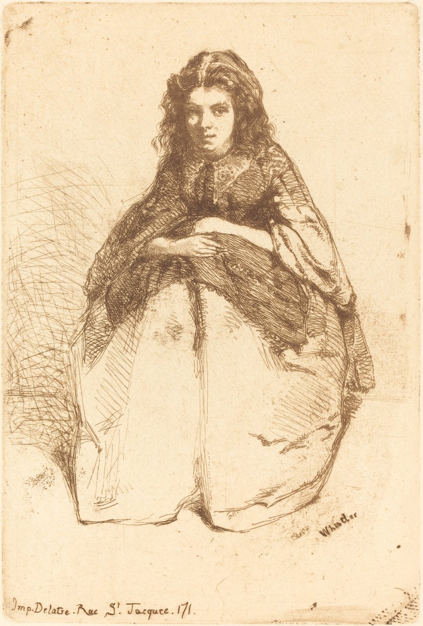 Çizgi roman, 1858. by James Abbott McNeill Whistler
