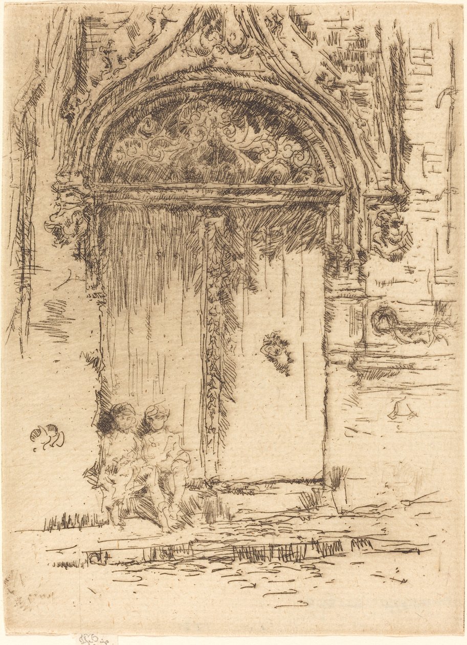 Adam Asmaca Evi, Turlar, 1888. by James Abbott McNeill Whistler