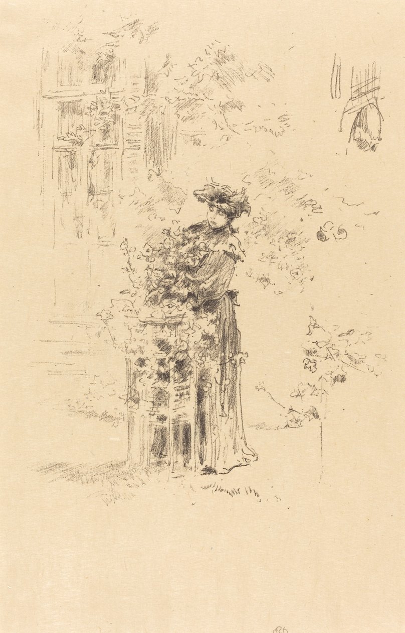 Güzel Bahçıvan, 1894. by James Abbott McNeill Whistler
