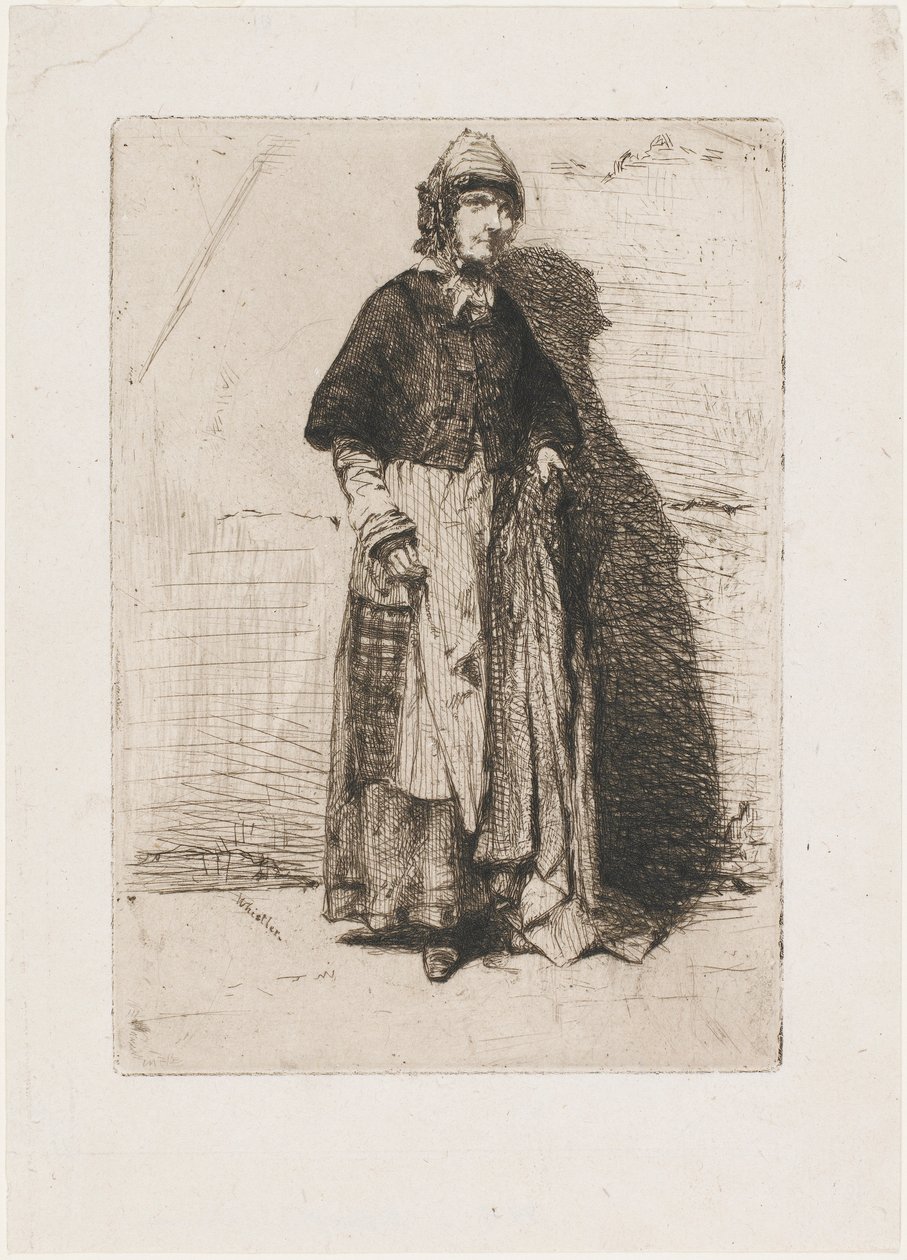 Anne Gerard, 1858. by James Abbott McNeill Whistler