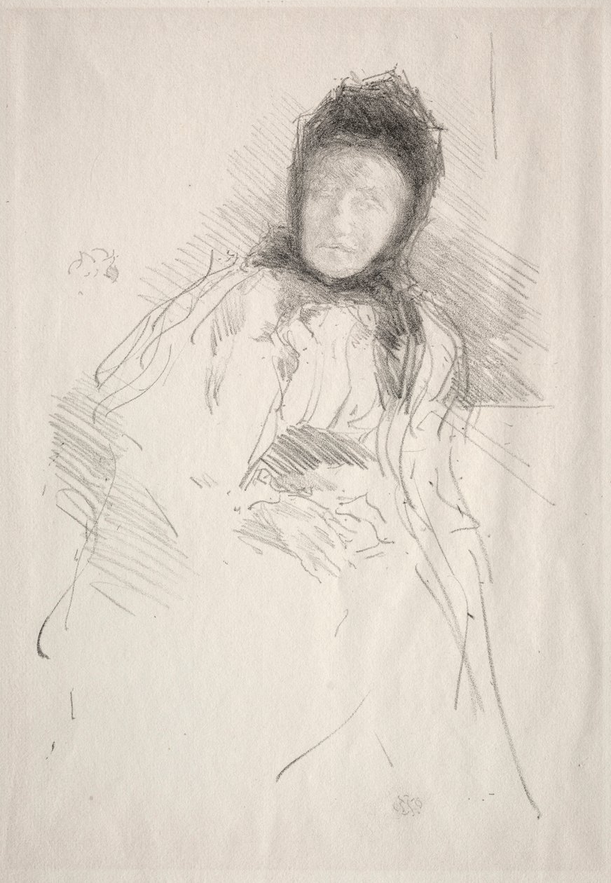 Leydi Haden, 1895. by James Abbott McNeill Whistler