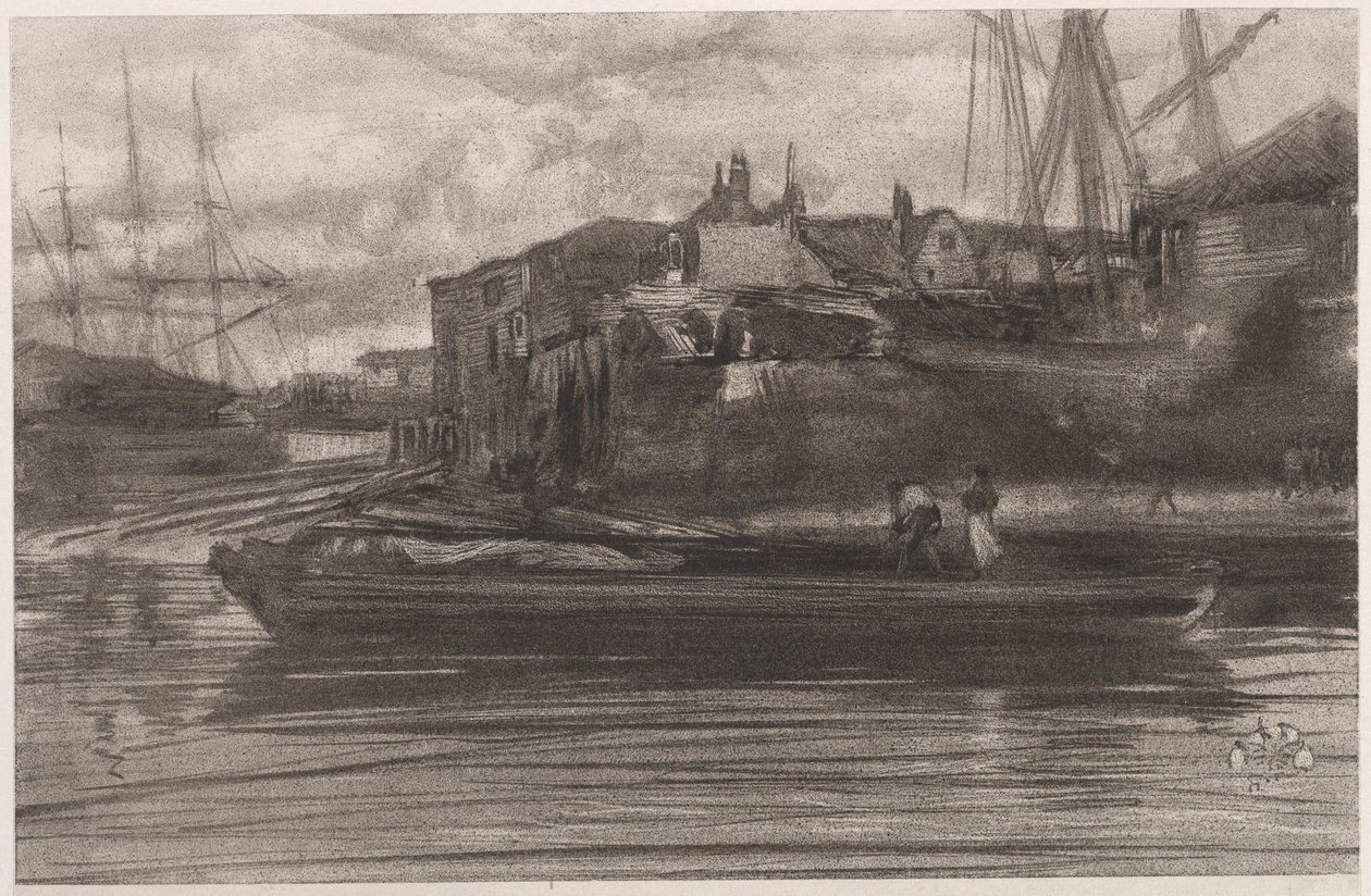 Kireçhane, 1878. by James Abbott McNeill Whistler
