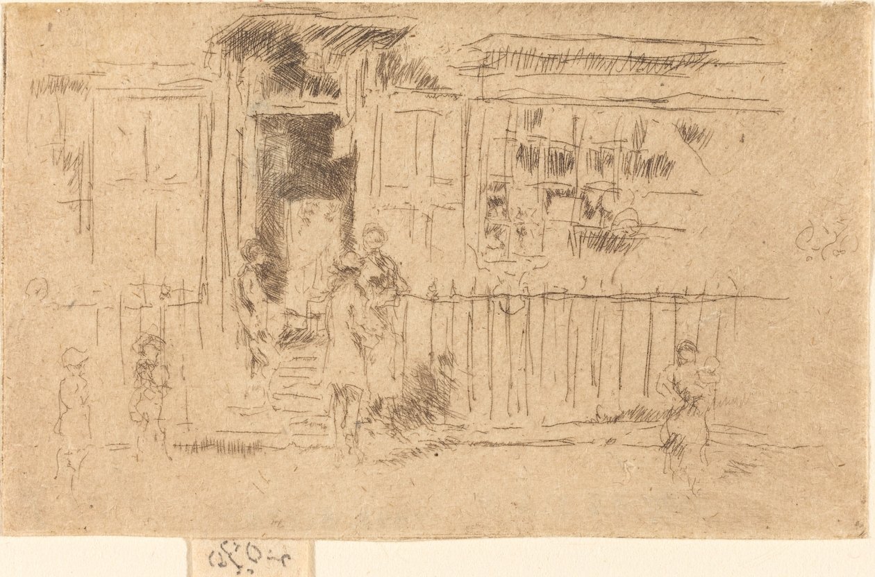 Küçük Adımlar, Chelsea, c. 18841886. by James Abbott McNeill Whistler