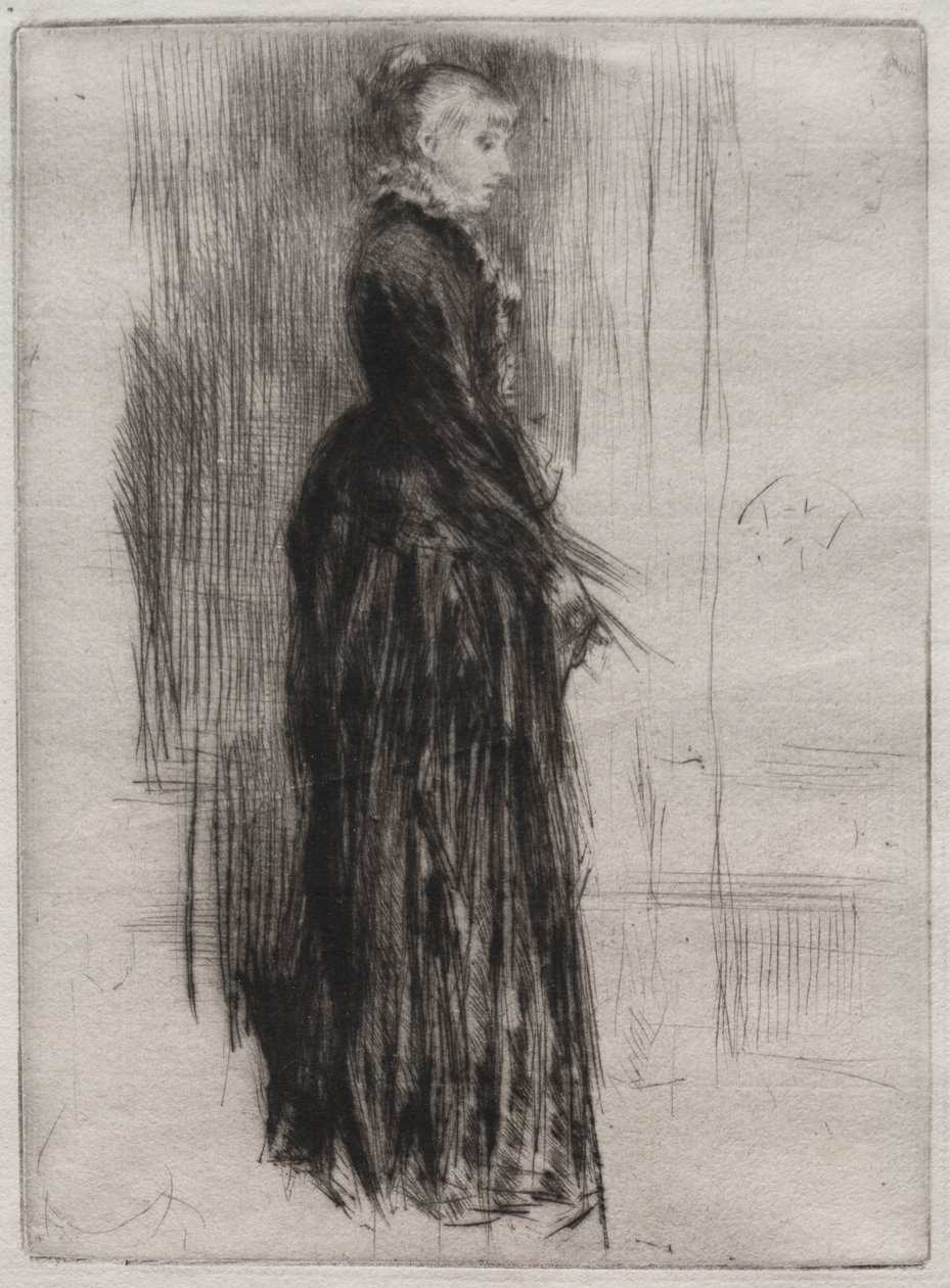 Küçük Kadife Elbise. by James Abbott McNeill Whistler