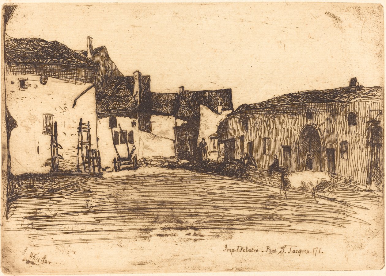 Liverdun, 1858. by James Abbott McNeill Whistler