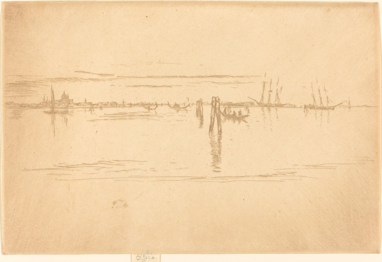 Uzun Lagün, 1880. by James Abbott McNeill Whistler