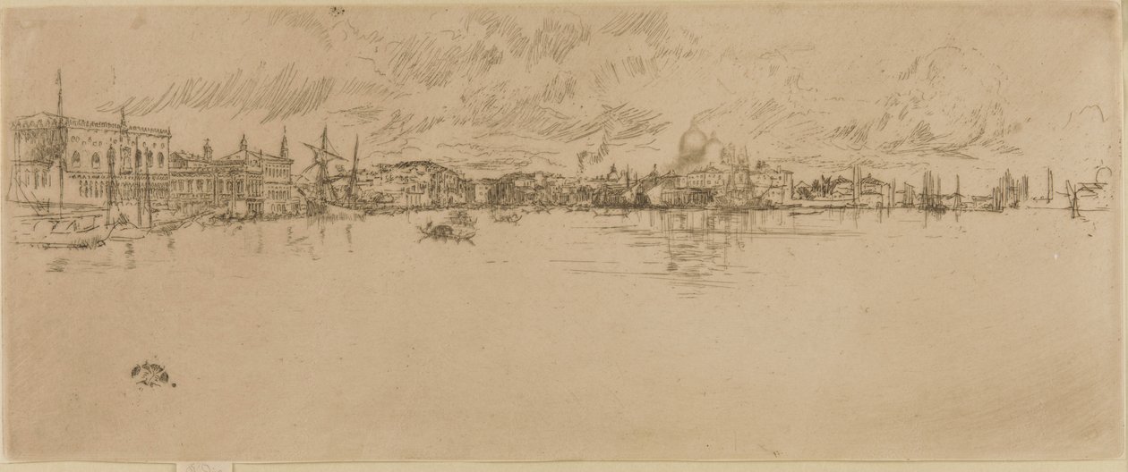 Uzun Venedik, 1879-1880. by James Abbott McNeill Whistler