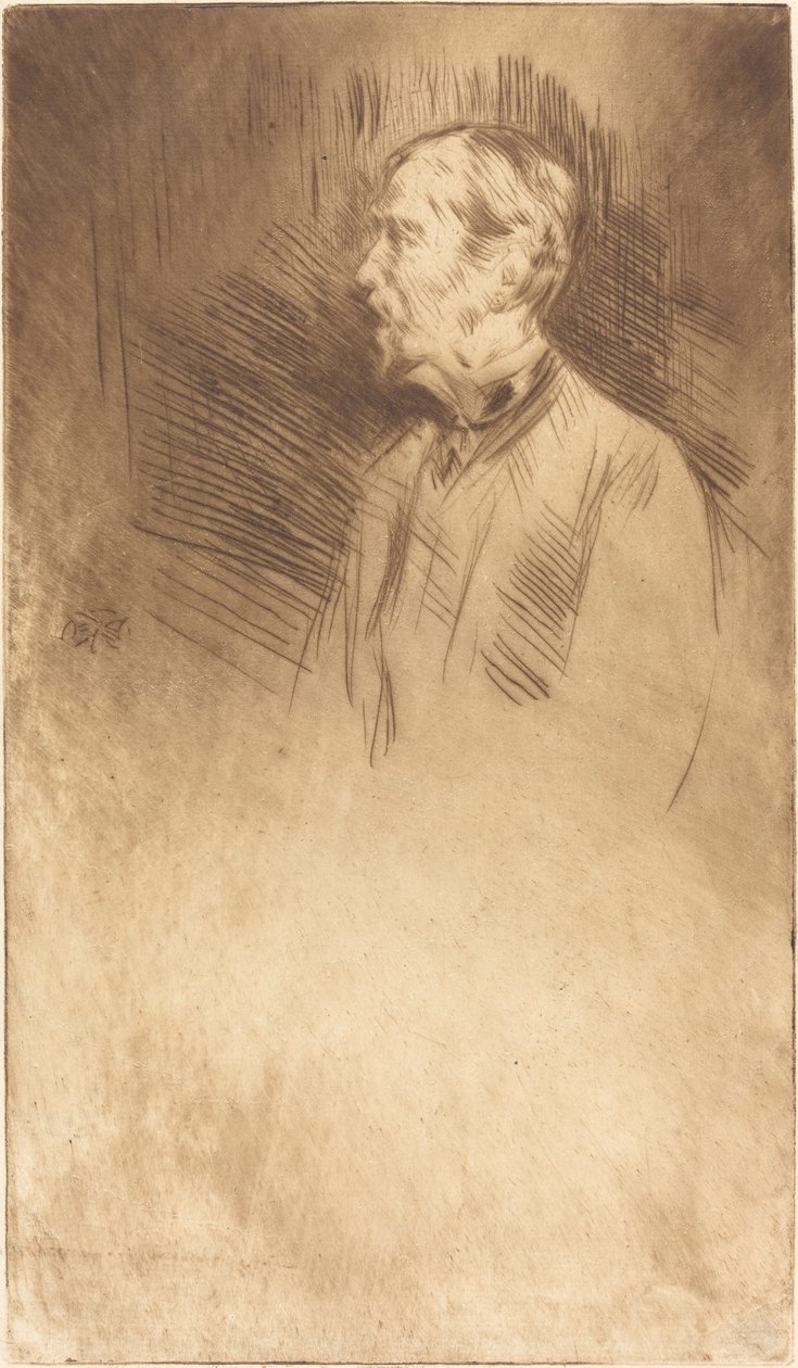 Lord Wolseley, c. 1877. by James Abbott McNeill Whistler