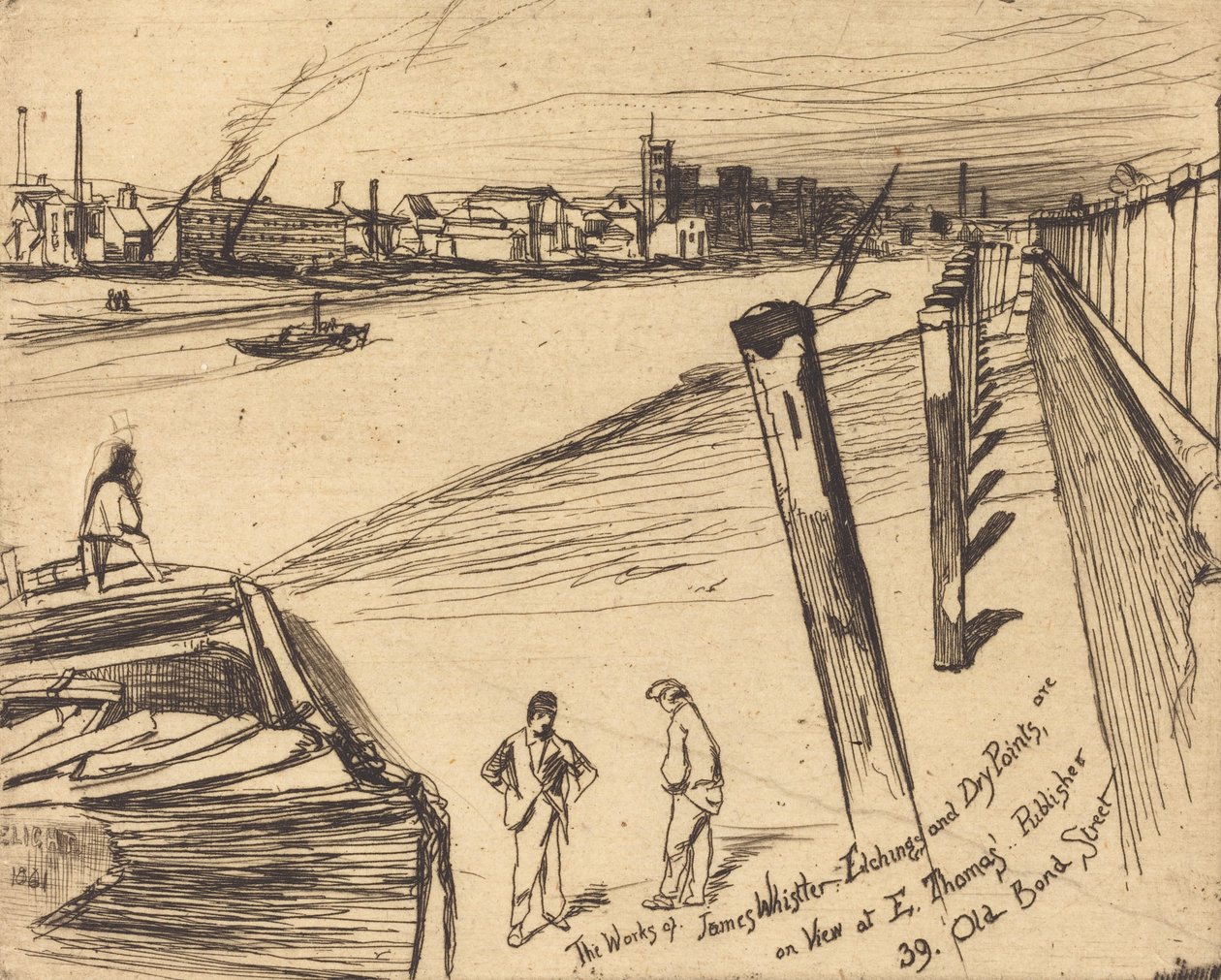 Millbank, 1861. by James Abbott McNeill Whistler