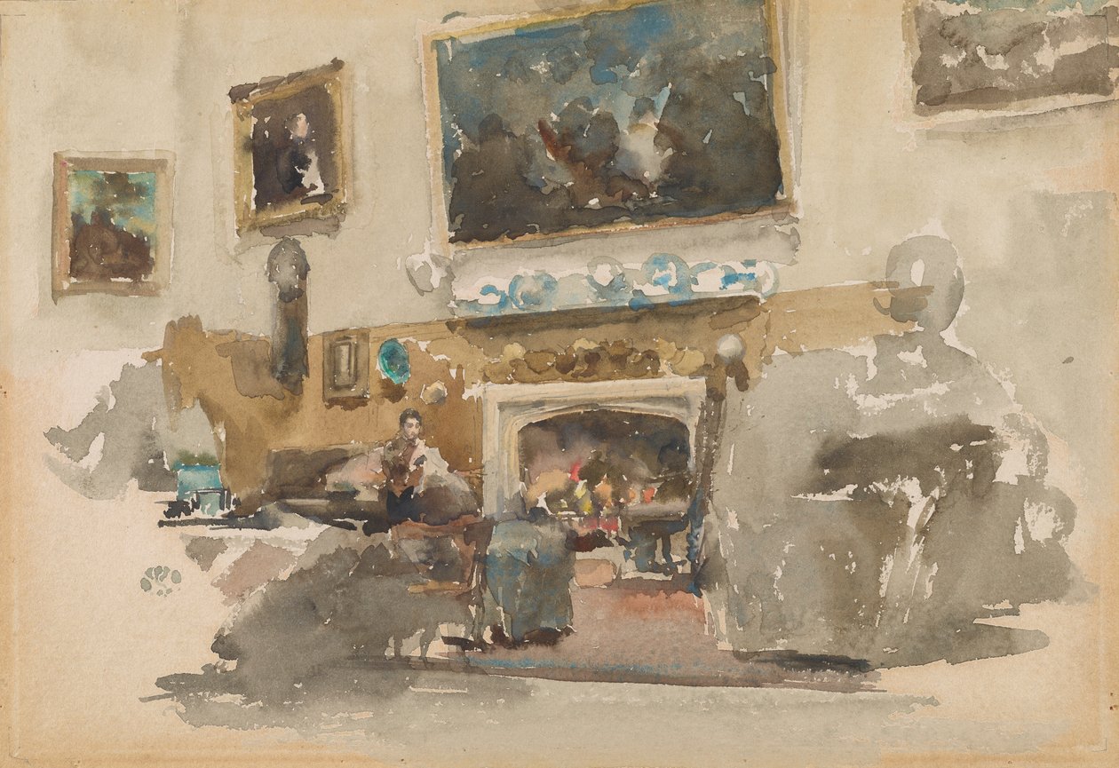Moreby Salonu, 1882-1884. by James Abbott McNeill Whistler