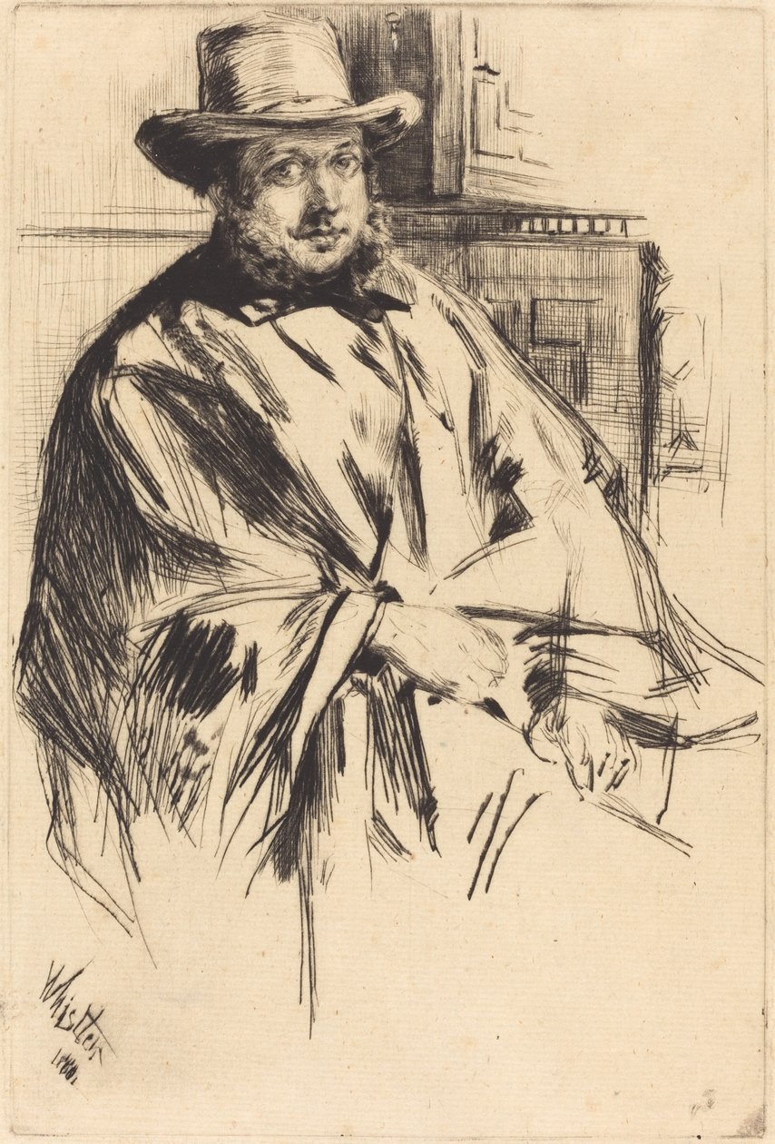 Bay Davis Bay Mann, 1860. by James Abbott McNeill Whistler