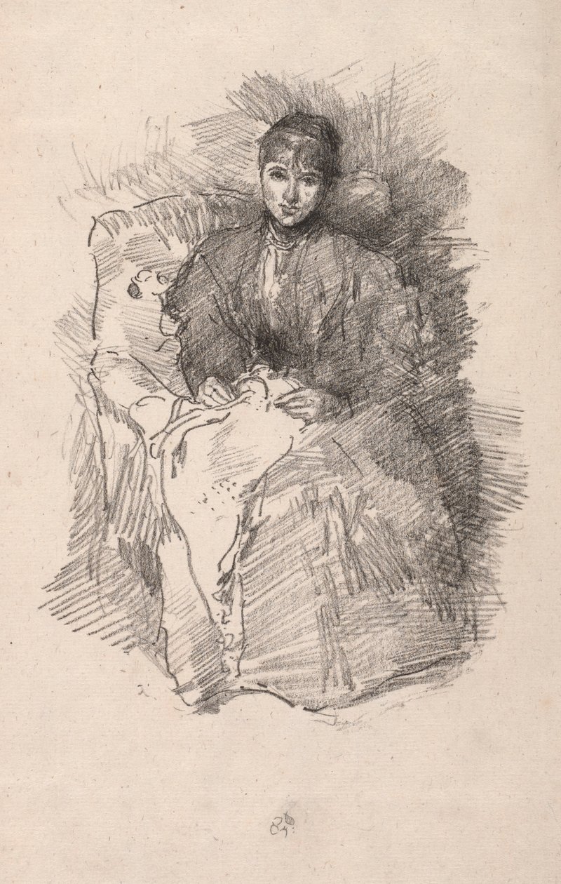 İğne işi, 1896. by James Abbott McNeill Whistler