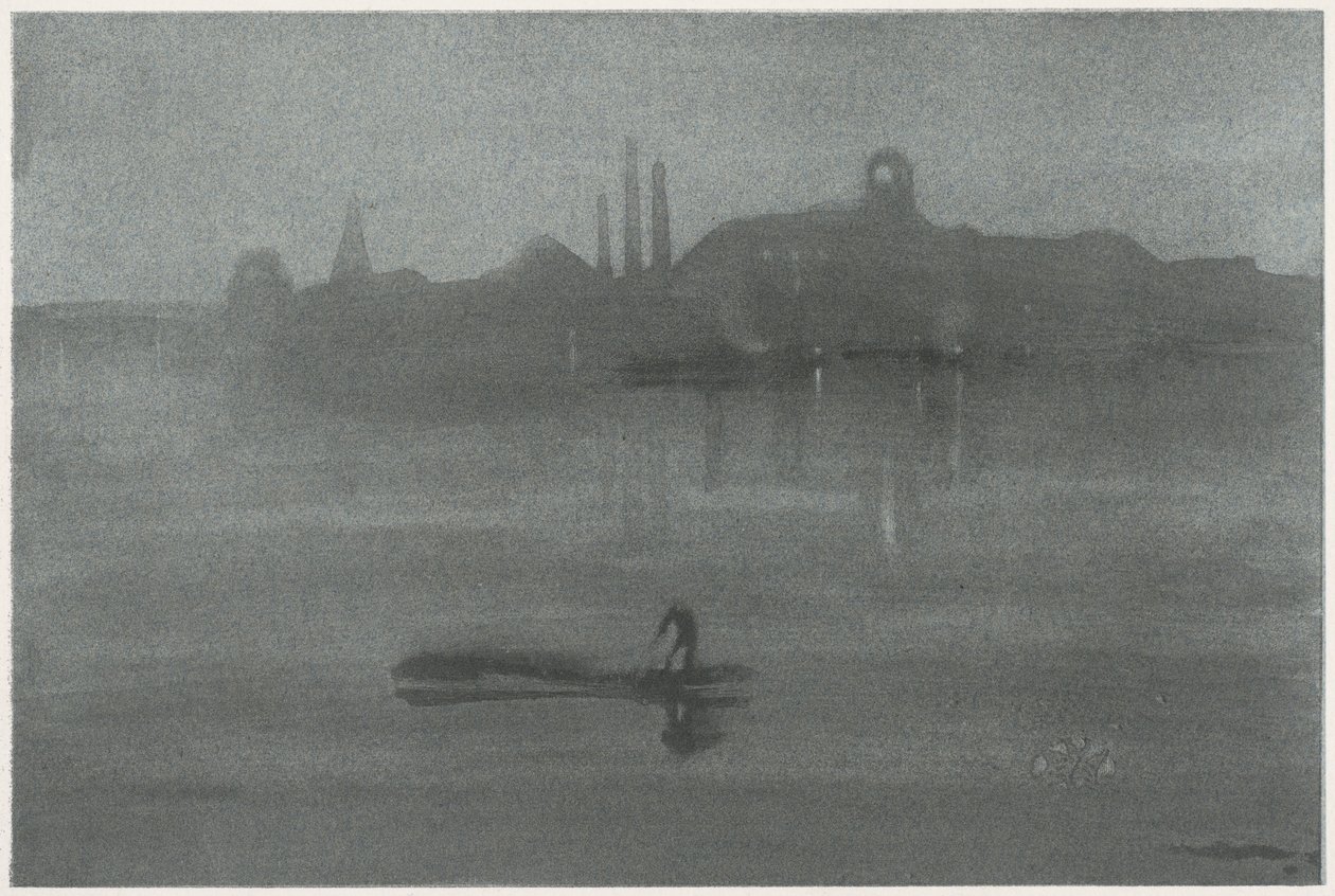 Gece, 1878. by James Abbott McNeill Whistler