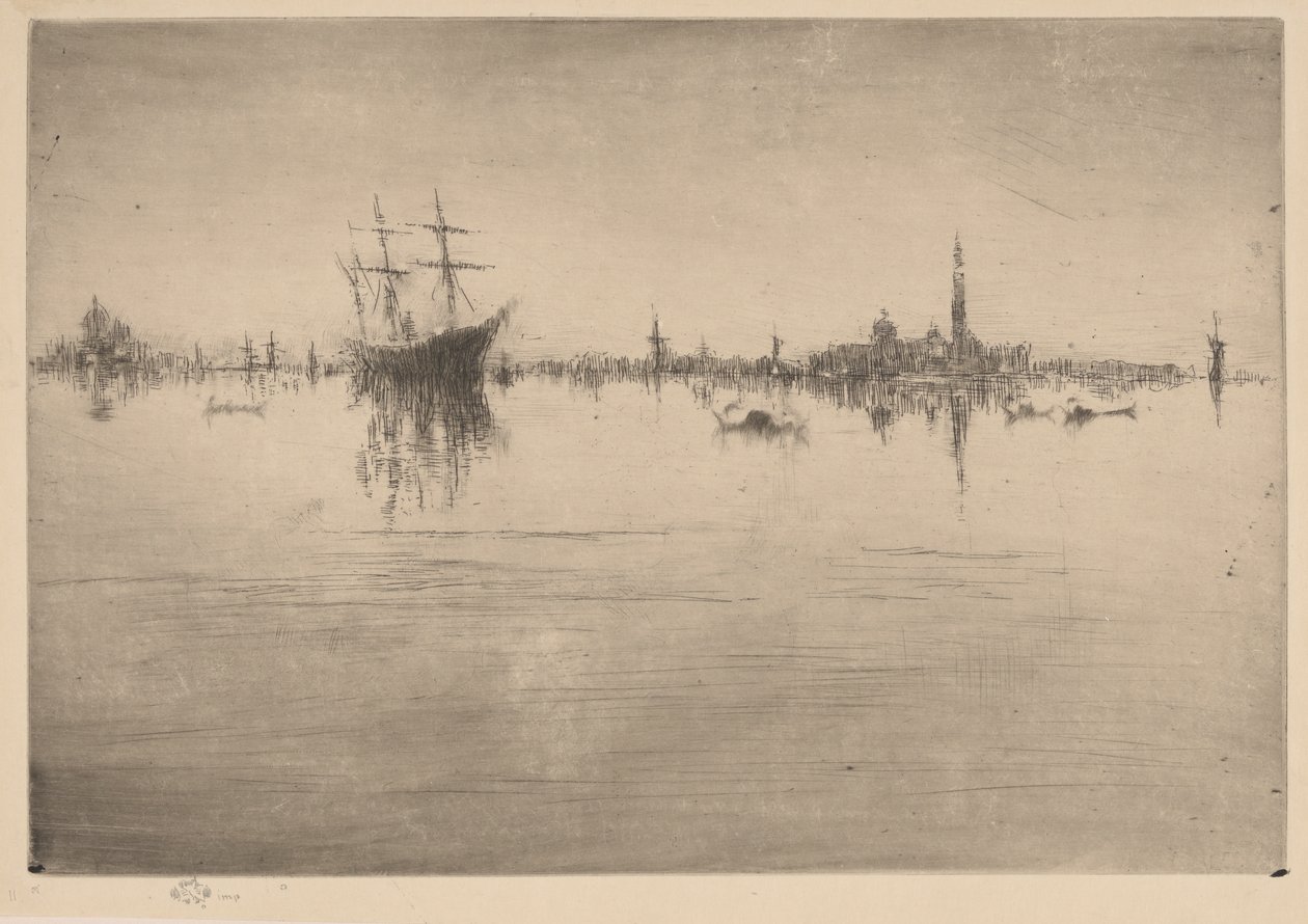 Gece, 1879-1880. by James Abbott McNeill Whistler