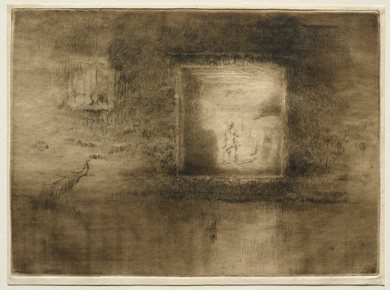 Gece: Fırın, 1886. by James Abbott McNeill Whistler