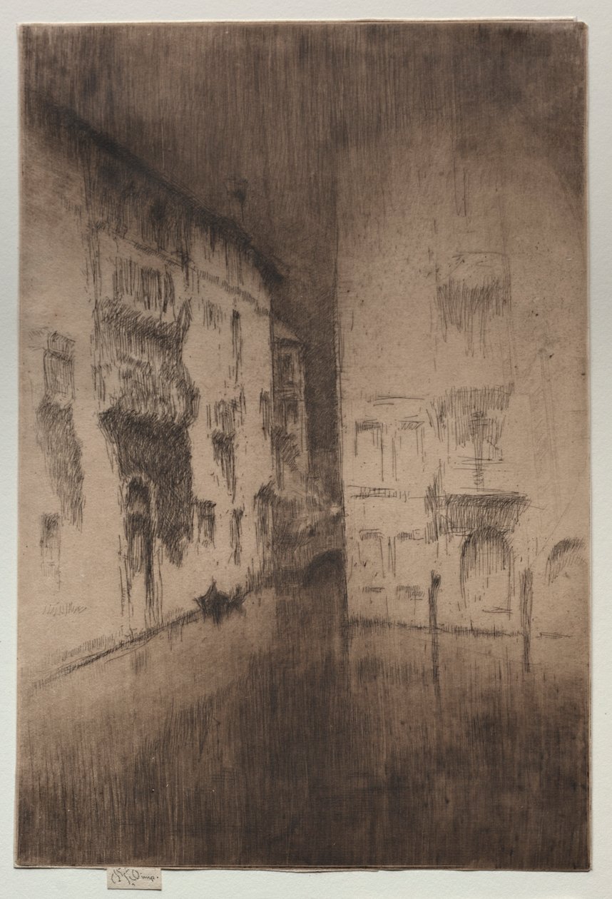 Nocturne: Saraylar. by James Abbott McNeill Whistler