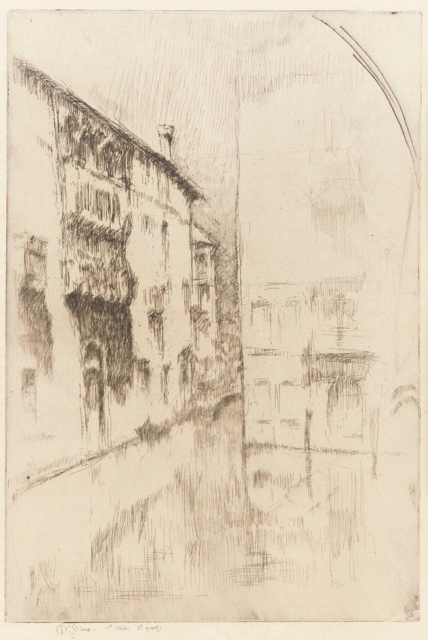 Gece: Saraylar, 1879-1880. by James Abbott McNeill Whistler
