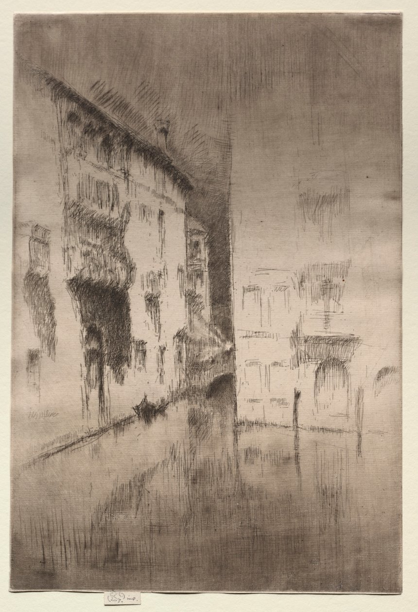 Nocturne: Saraylar, c. 1880. by James Abbott McNeill Whistler