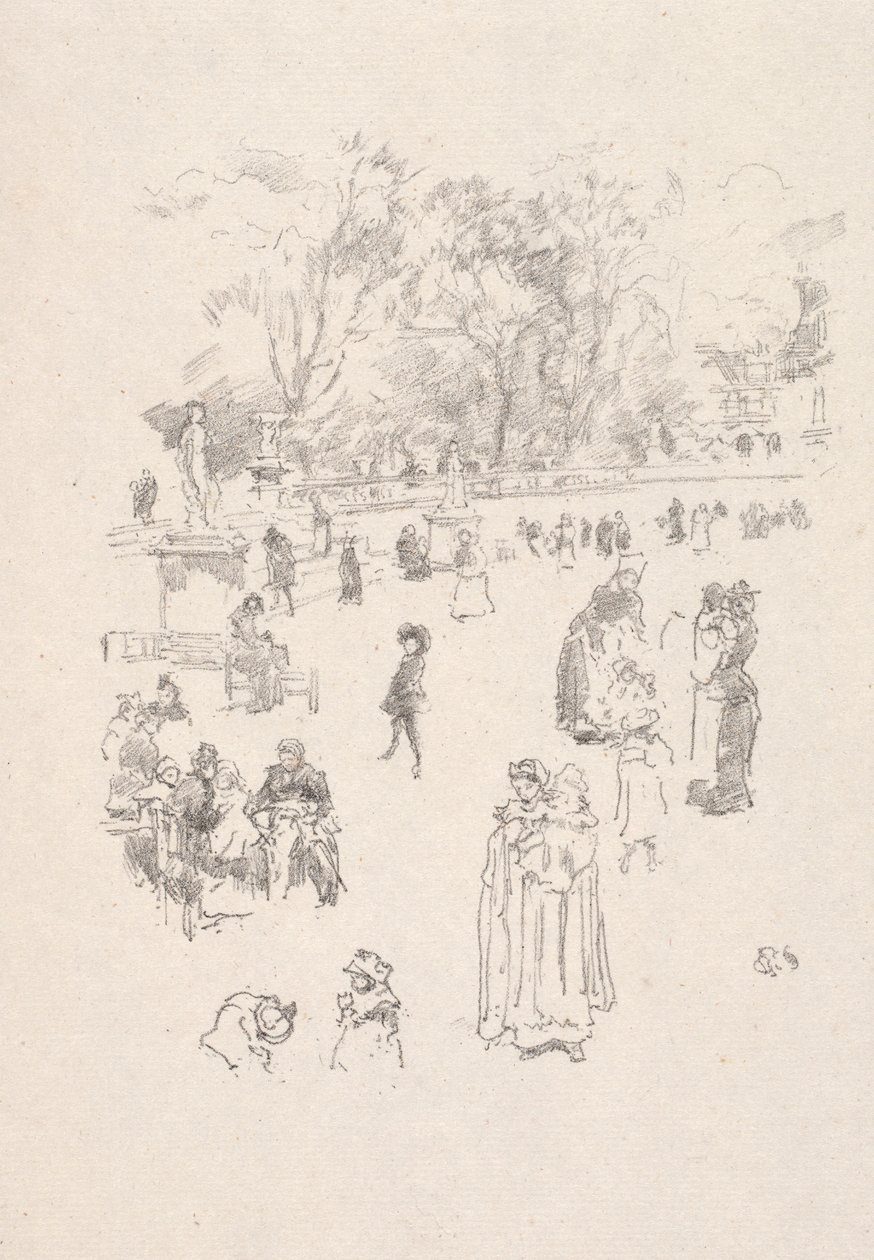Hemşireler, 1894. by James Abbott McNeill Whistler