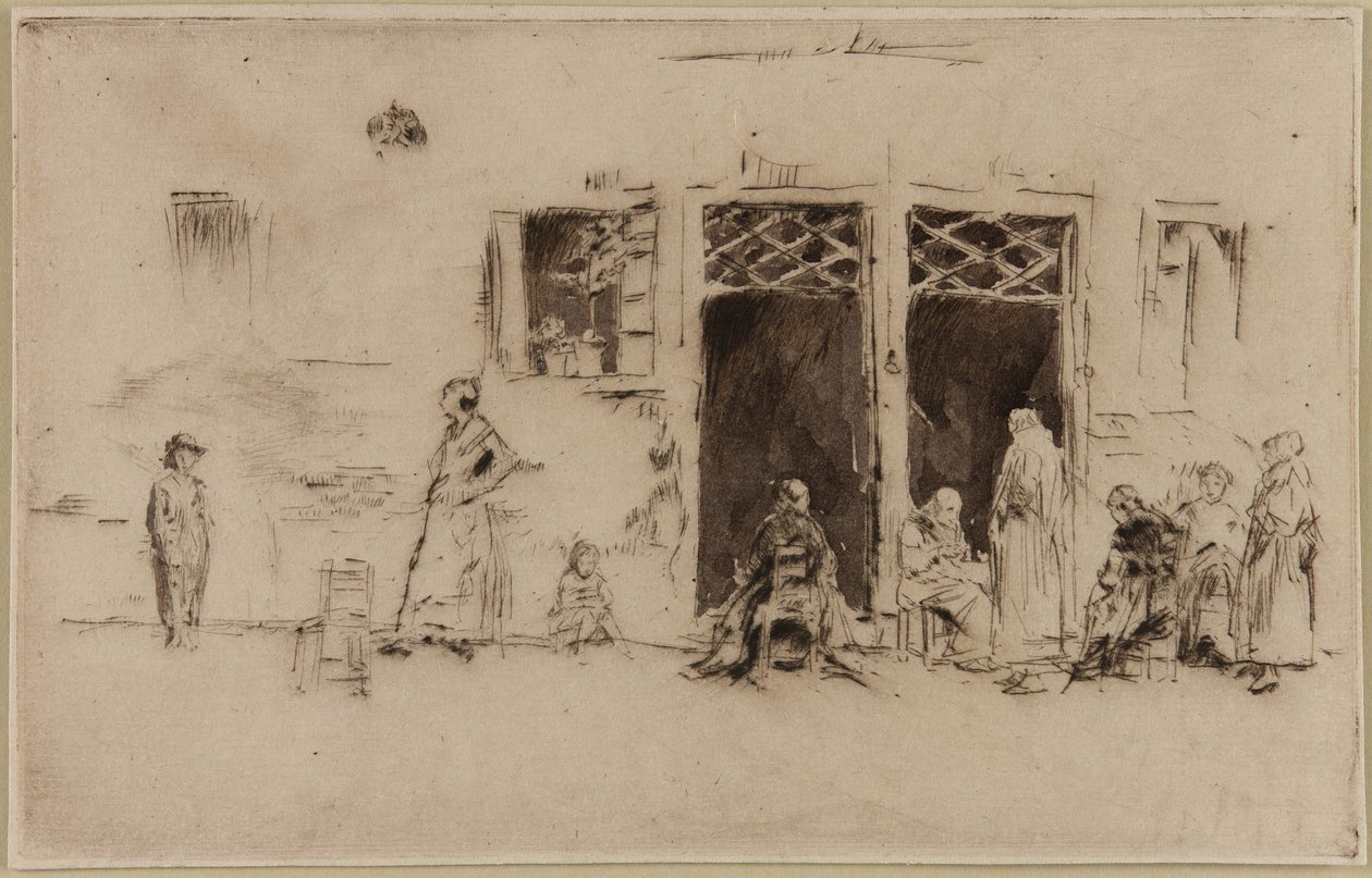 Yaşlı Kadınlar, 1879-1880. by James Abbott McNeill Whistler