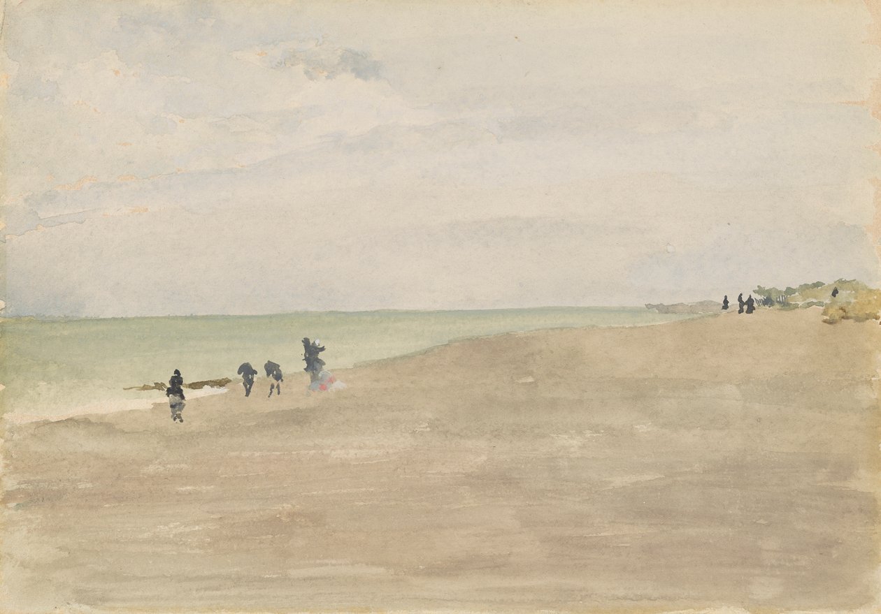 Opal Plajı, 1882-1884. by James Abbott McNeill Whistler