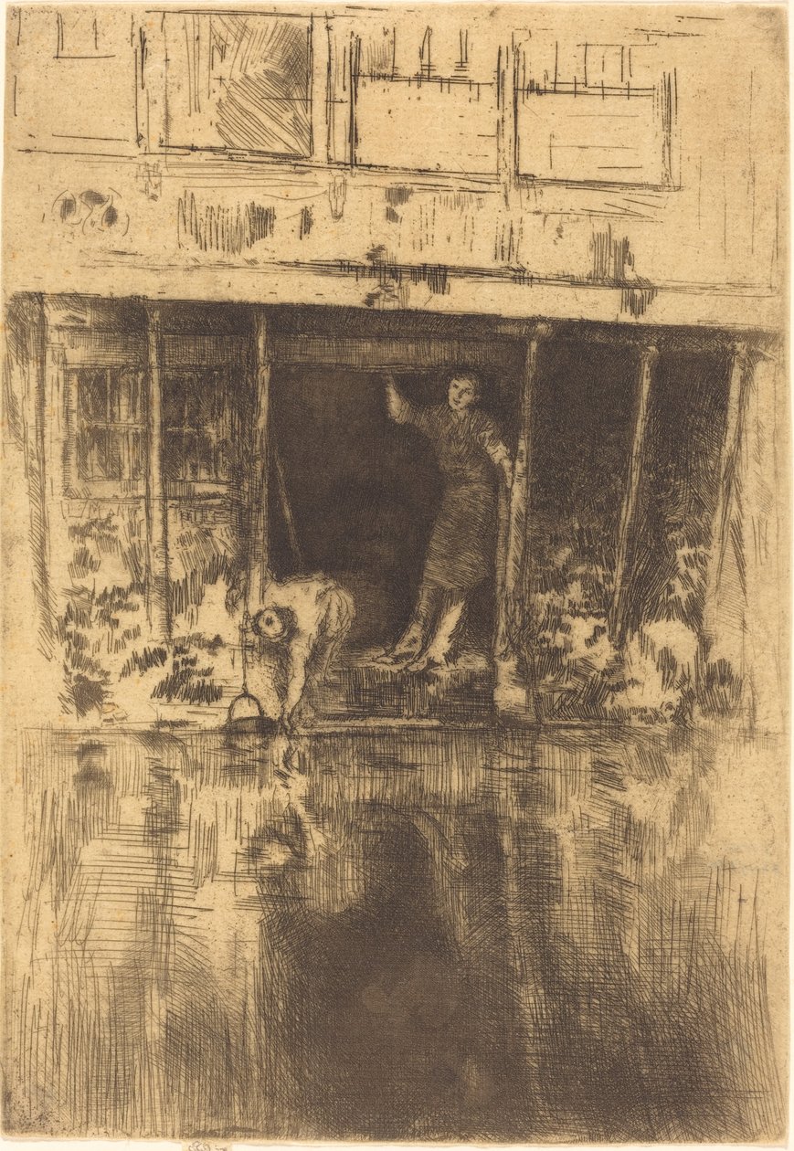 Pierrot, 1889. by James Abbott McNeill Whistler