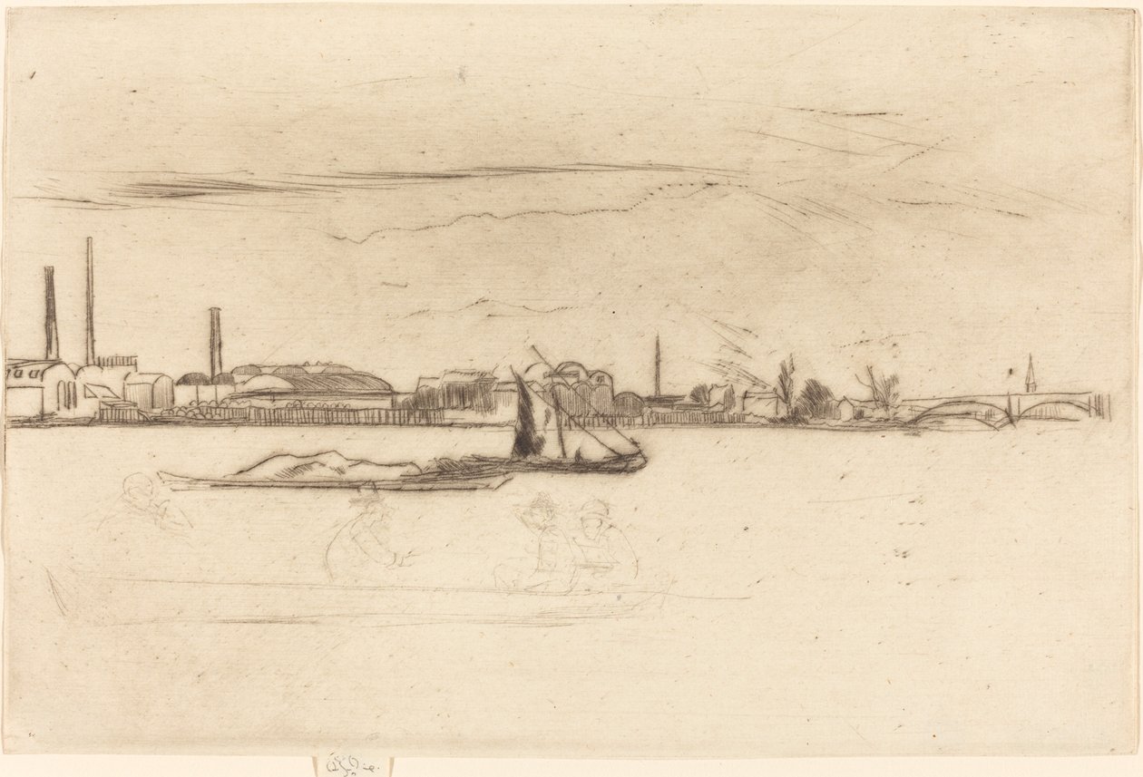 Price'ın Mum İşleri, c. 1875. by James Abbott McNeill Whistler