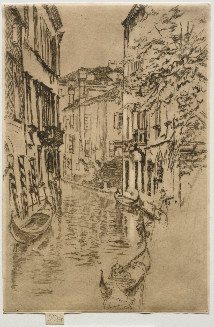 Sessiz Kanal. by James Abbott McNeill Whistler