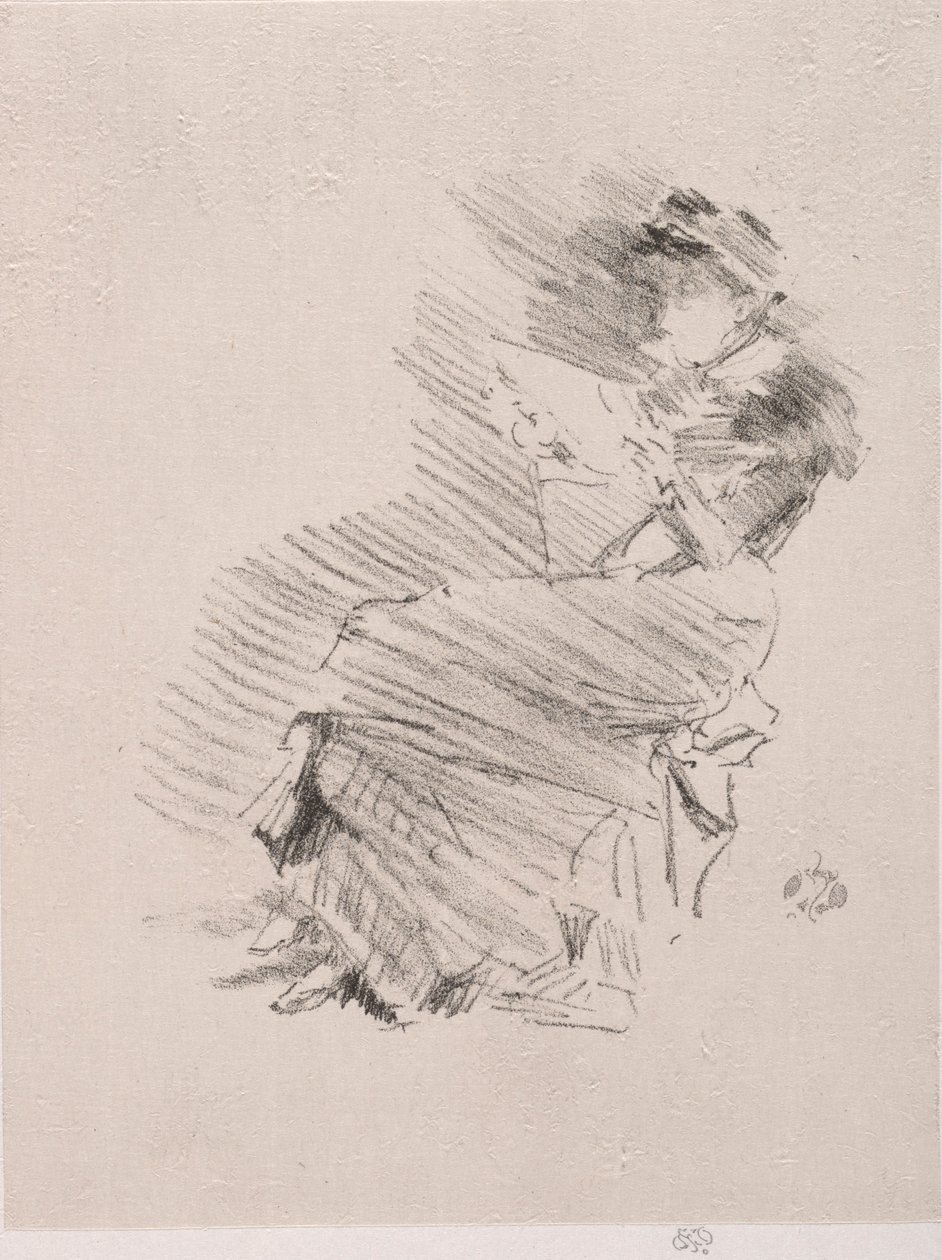 Okuma, 1879. by James Abbott McNeill Whistler