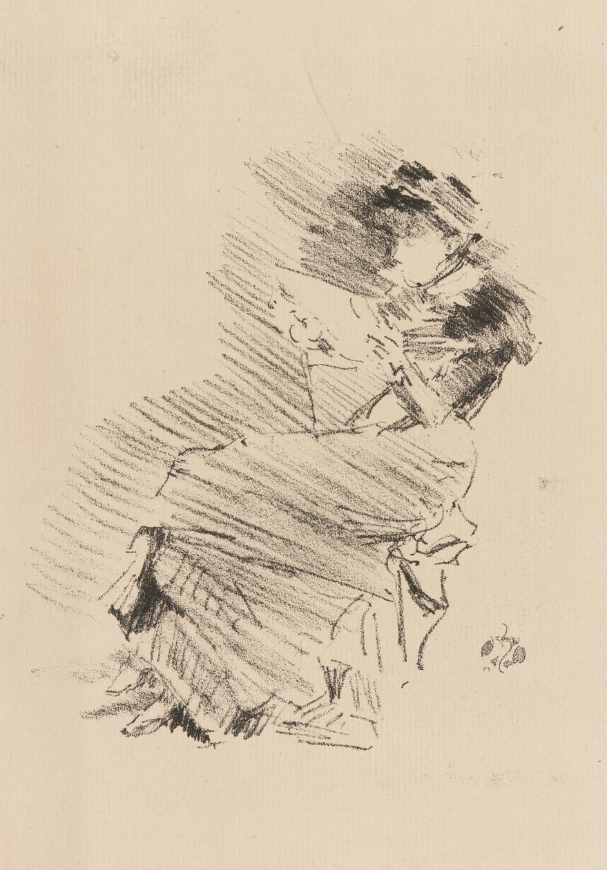 Okuma, 1879 ve 1887. by James Abbott McNeill Whistler