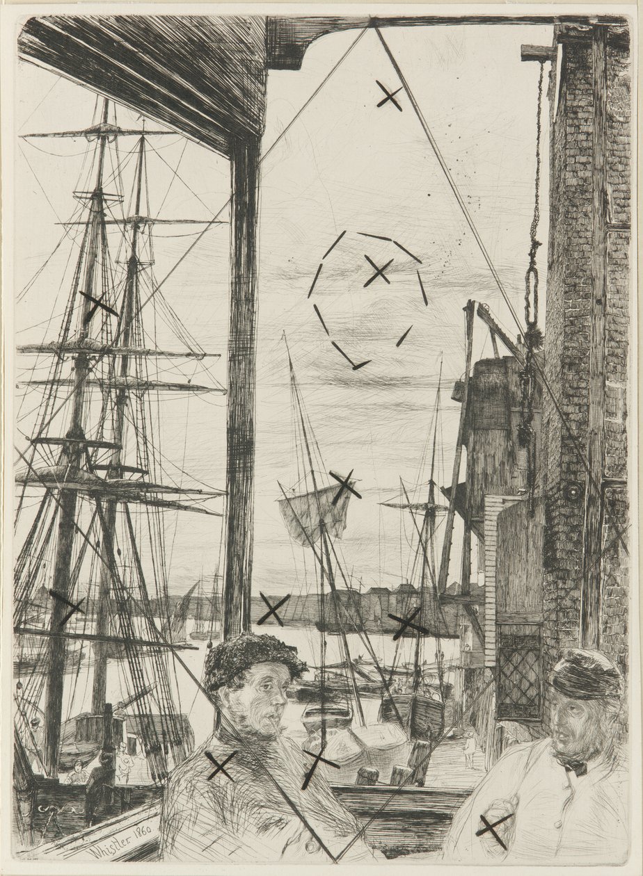 Rotherhithe, 1860. by James Abbott McNeill Whistler