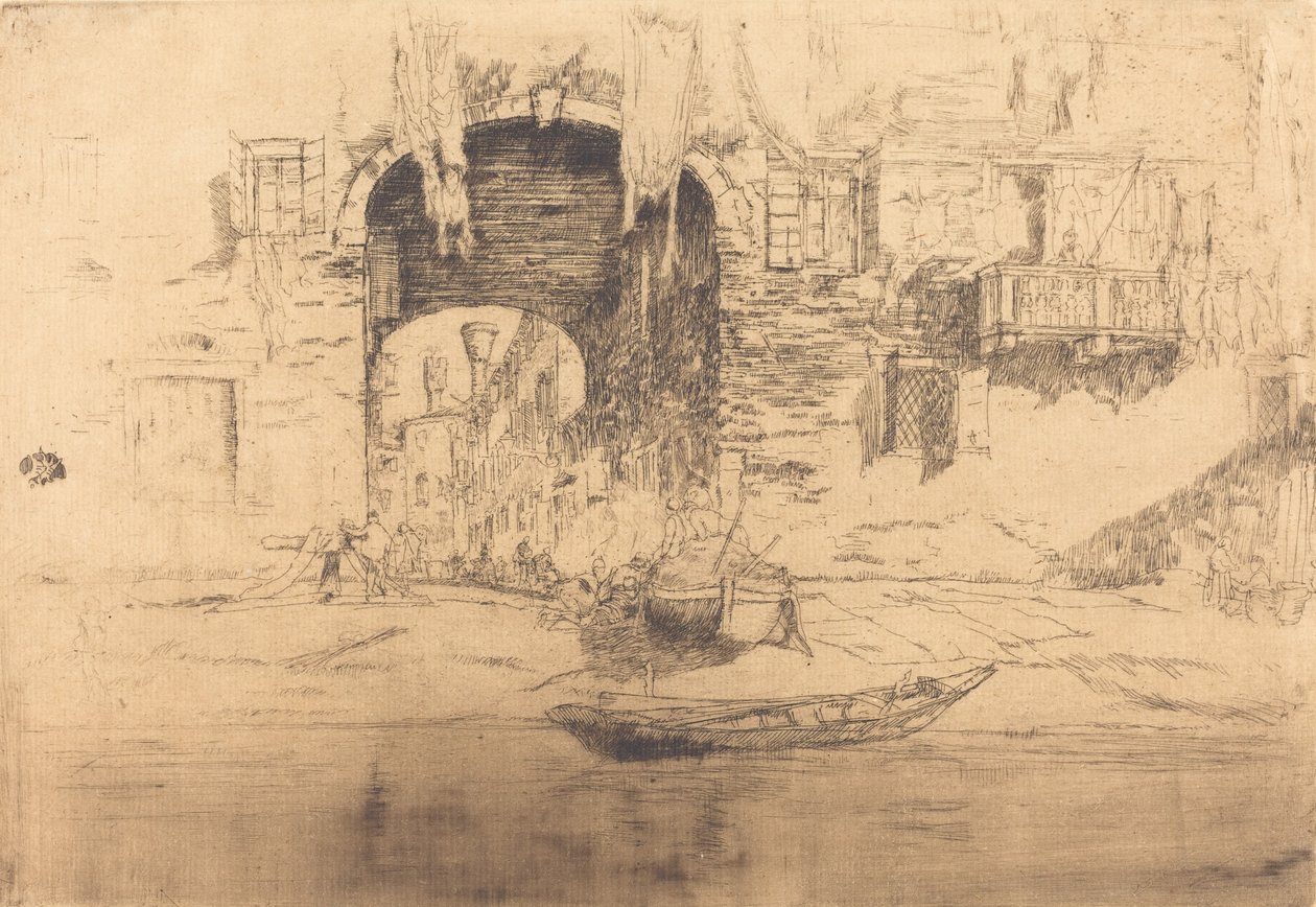 San Biagio, 18791880. by James Abbott McNeill Whistler