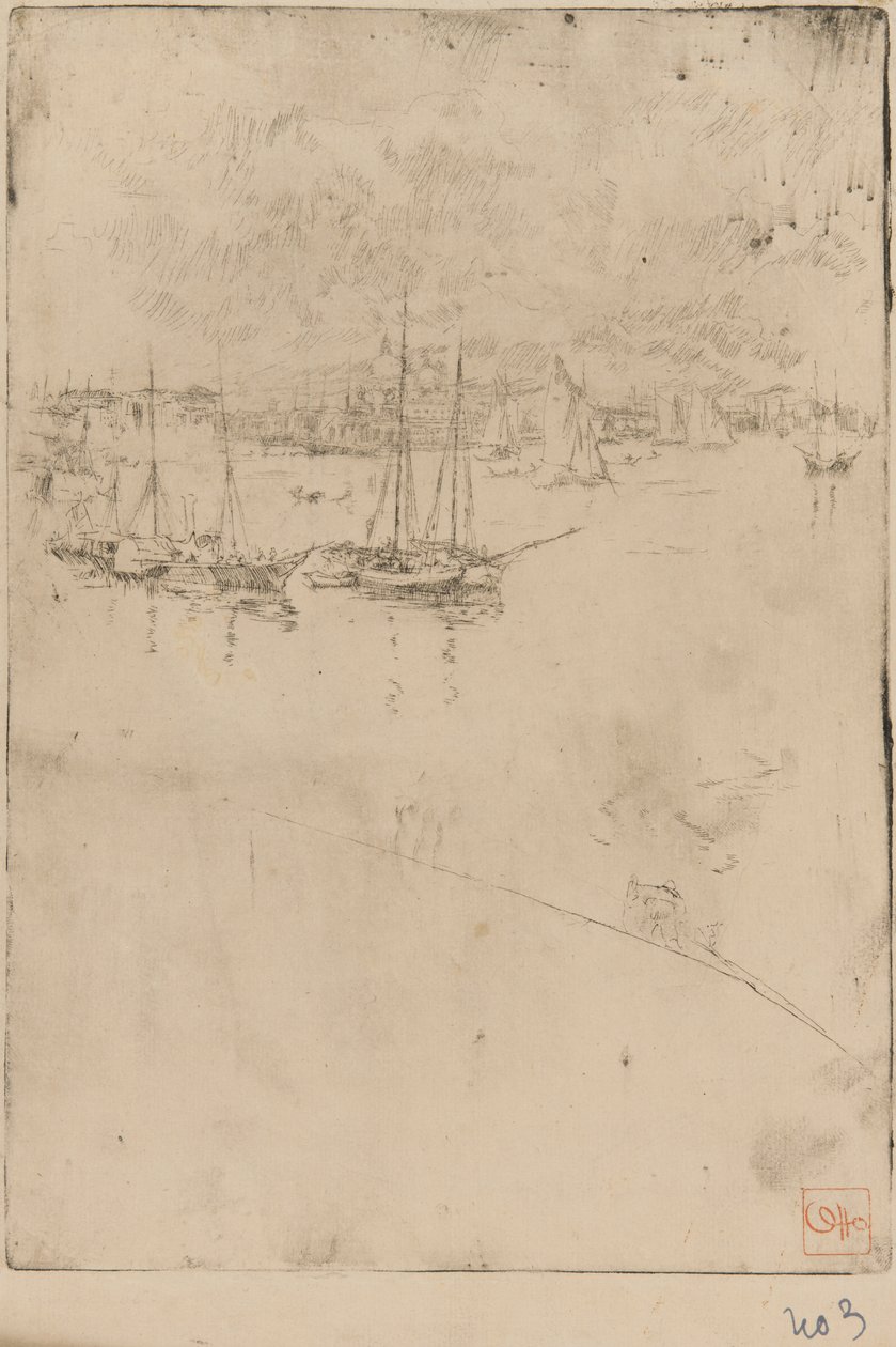George, 1879-1880. by James Abbott McNeill Whistler