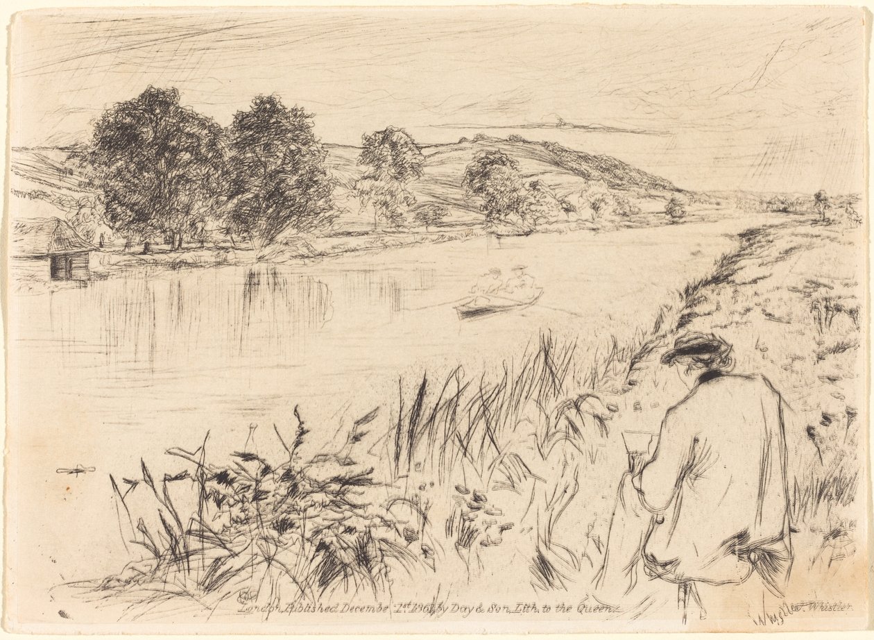 Eskiz, No. 1, 1861. by James Abbott McNeill Whistler