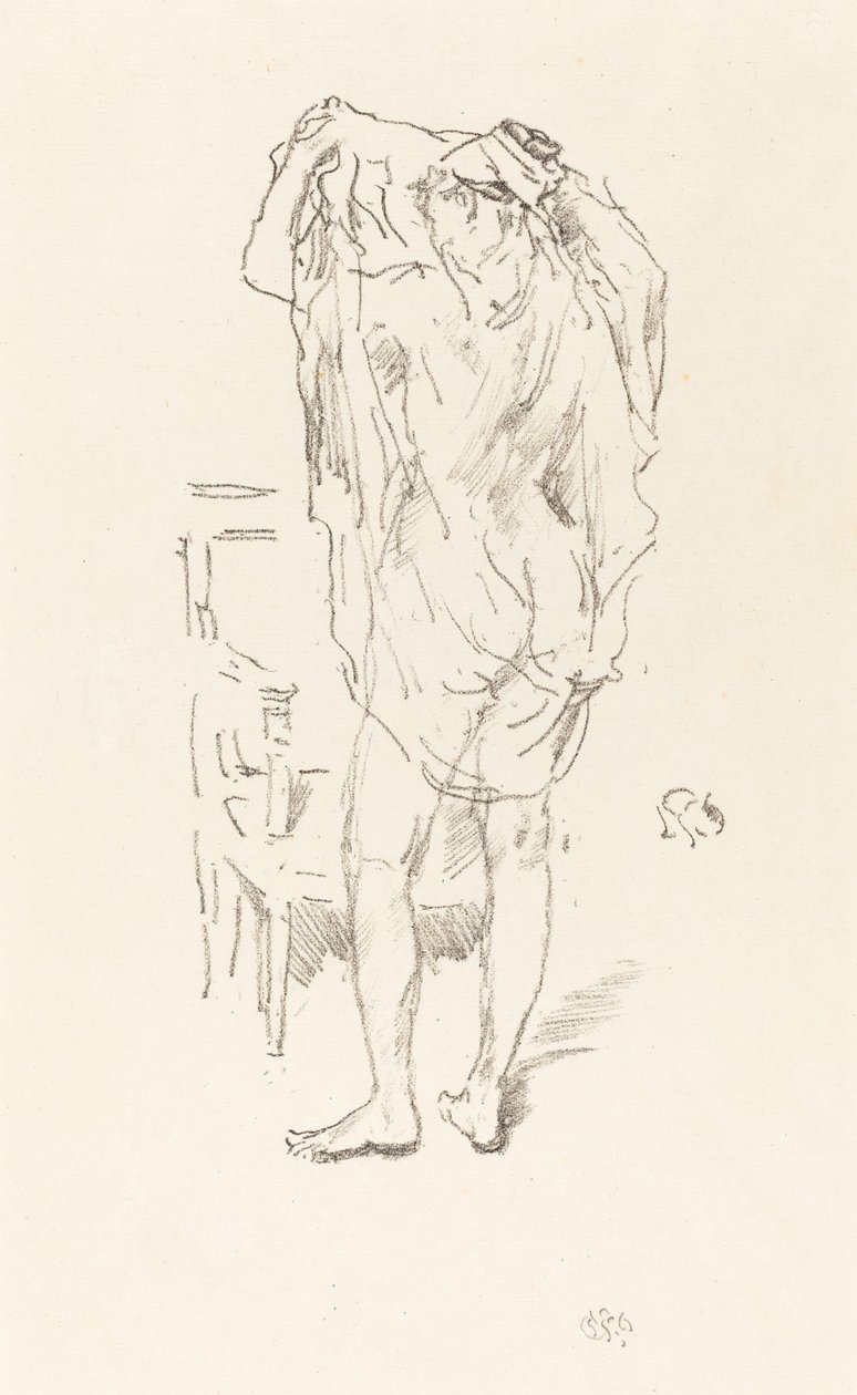 Çalışma, 1894. by James Abbott McNeill Whistler
