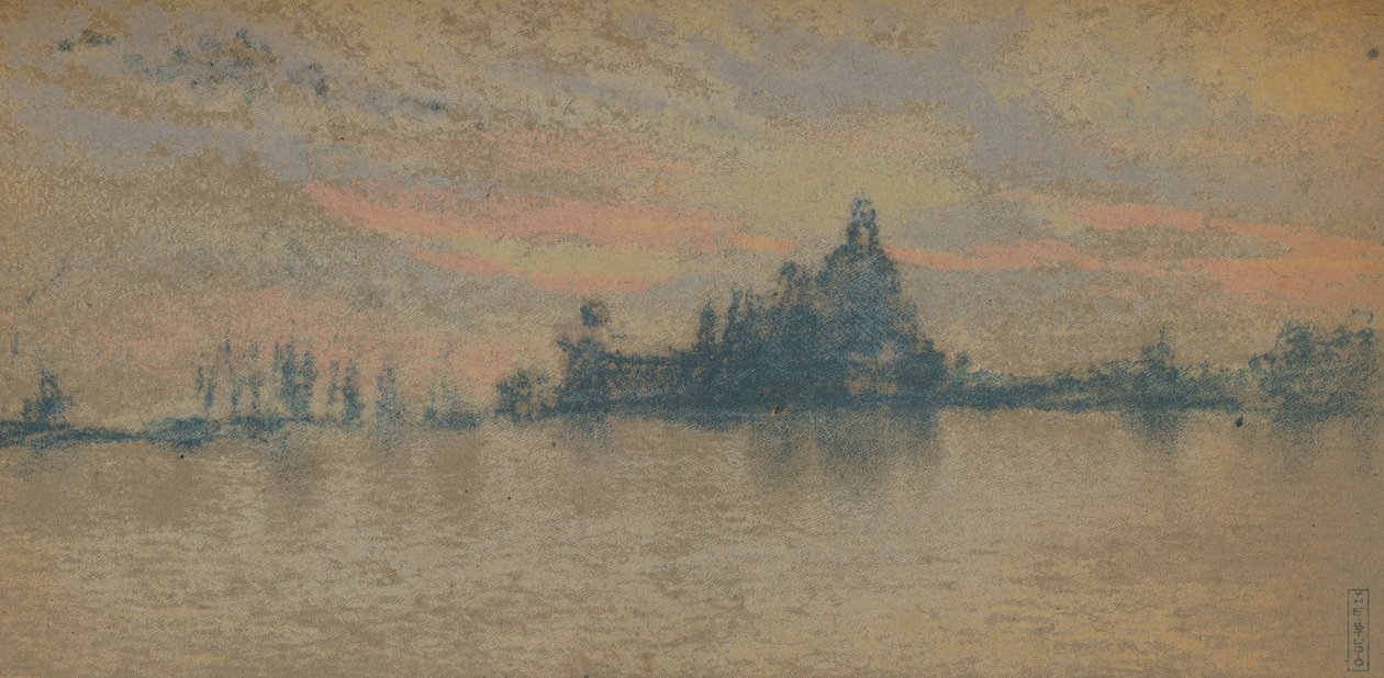 Gün Batımı: Venedik, c1880 1903-1904 by James Abbott McNeill Whistler