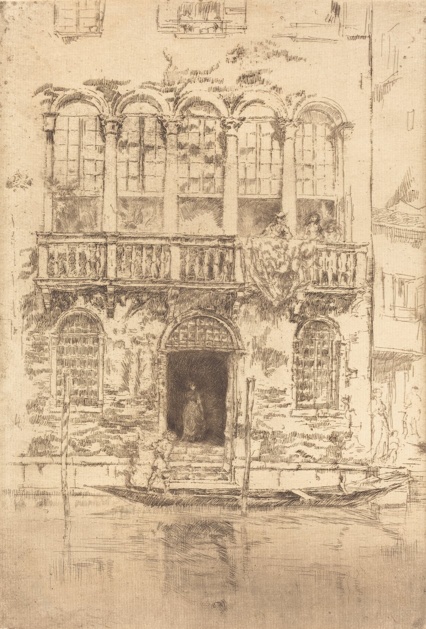 Balkon, 18791880. by James Abbott McNeill Whistler