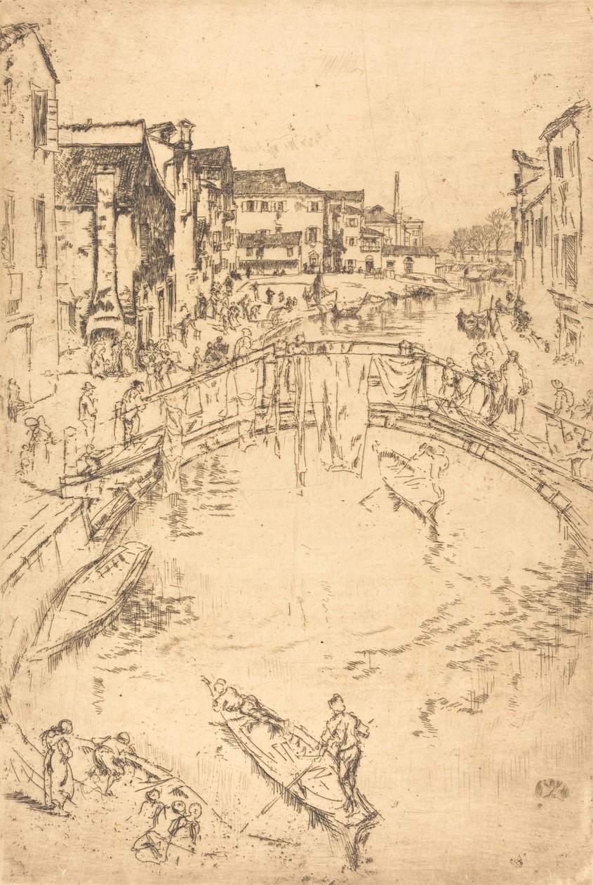 Köprü, 18791880. by James Abbott McNeill Whistler