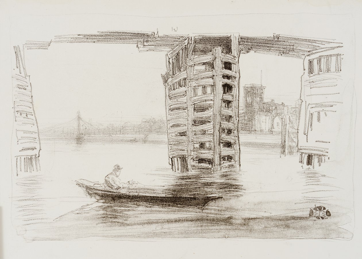 Geniş Köprü, 1878. by James Abbott McNeill Whistler